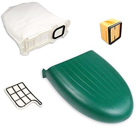 MisterVac Cassetta contenitore filtro filtro sacchetto compatibile con Vorwerk Folletto VK136