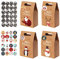 Yi'antai Adventskalender zum Befüllen,Weihnachten Geschenkbox, Adventskalender Geschenkbox für Weihnachten zum Basteln und Verzieren,DIY Weihnachtskalender Bastelset zum DIY