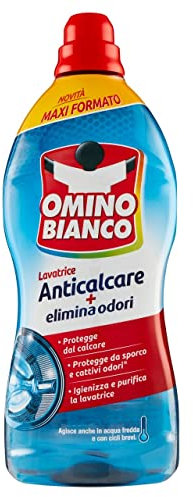 Omino Bianco - Anticalcare Lavatrice Liquido, Protegge da Calcare, Sporco e Cattivi Odori, Azione Igienizzante, 1500 ml