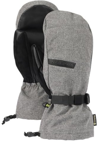 Burton Herren Standard Deluxe Gore-Tex Fäustlinge, Grau Heather, Größe M
