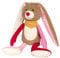 SIGIKID 42850 Stofftier Hase Patchwork Sweety Kuscheltier zum Spielen & Schmusen aus weichem Materialmix für Babys und Kinder, Jungen und Mädchen von 0 Monaten bis 8 Jahren Mehrfarbig/Hase 40 cm