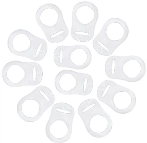 Twinkle Star Baby MAM Adaptor Silicone Babies Dummy Pacifier Adapter Transparent (3 Pieces)