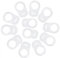 Twinkle Star Baby MAM Adaptor Silicone Babies Dummy Pacifier Adapter Transparent (3 Pieces)