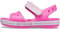 Crocs Unisexe Enfant Bayaband Sandal K Sandales, Electric Pink, 32/33 EU