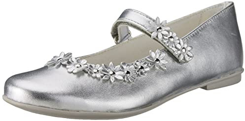 Primigi Damen Fantasy Party Mary Jane Schuh, Silber Schwarz 1, 35 EU