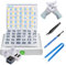 CHIPNEW 34-in-1 IC CHIP Assortment Kit: Logic Gates 74HCXX+CD40XX, 555Timer, LM358-Verstärker, Transistoren & mehr! mit gepolstertem Organizer & ESD-Schutzausrüstung ，2 neue ICS-Grabber hinzugefügt