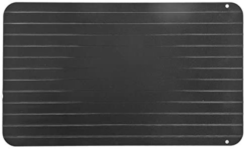 Plaque de Décongélation Rapide Cuisine Plaque de Décongélation Rapide Grande Plaque de Décongélation Aviation Plateau de Dégivrage en Aluminium Planche à Découper pour Viande Congelée Fruits de Mer Ac
