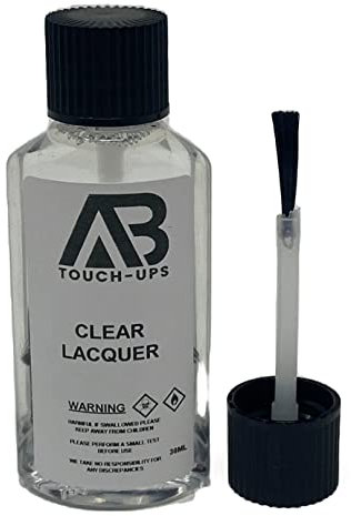 AB TOUCH-UPS CLEAR LACQUER COAT FOR PAINT BOTTLE WITH BRUSH 30ML