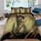 WIKINGER Bettwäsche Drachen 155x220 cm 3teilig Jungen 100% Mikrofaser Sommer Weiche Winter Warm Kinder Bettbezüge mit Reißverschluss 3D Viking Drache Bettbezug mit 2 Kissenbezüge 80x80 cm