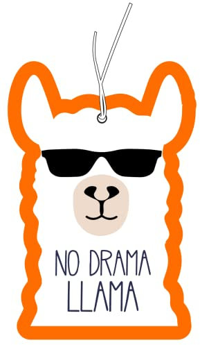 2x No Drama Llama Duftbaum Auto lustig, Auto Duftspender, Duftbaum Auto tuning, car air freshener, Duftanhänger Auto, Duftbaum Set Auto