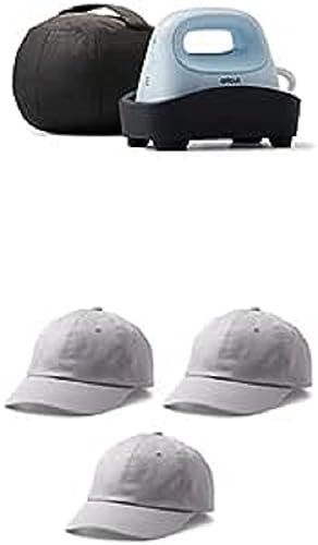 Bundle of Cricut Hat Press + 3 x Cricut Baseball Cap Blanks