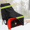 Chikia 600D 2-3 Schneefräsenabdeckung, 61-81,3 cm, wasserdicht, kompatibel mit C ubCadet, Troy-Bilt, Ariens, Husqvarna EGO Ryobi Toro, winddicht, Outdoor-Aufbewahrung mit zwei Lüftungsschlitzen