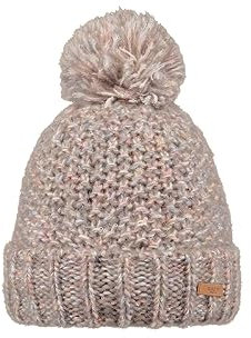 Barts Aitane Bommelmütze Beanie Wintermütze (one Size, Heather Grey)