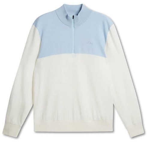 2023 J.Lindeberg Jeff Windbreaker Golf Pullover Weiß Medium