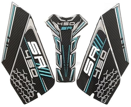 NABIET Für Cf&Moto 450 SR 450SR Aufkleber Mo&torrad Zubehör Kraftstoff Tank Pads Aufkleber Fisch Knochen Patch Motorrad Tankpad Aufkleber