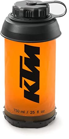 KTM Ungebundene faltbare Kunststoff-Wasserflasche, 750 ml, 3PW210020100
