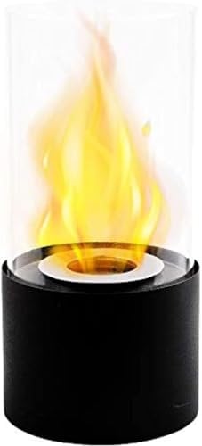 JHY DESIGN Boule à feu de Table Pot 26cm Cheminée au bioéthanol, Bio pour l'intérieur extérieur Maison Jardin Balcon Salon Salle à Manger