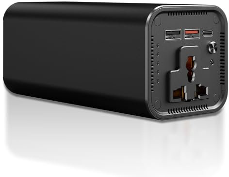 Portable Laptop Power Bank, 27000mAh AC 100W Laptop Portable Charger, 65W PD USB C Fast Charging External Battery Pack, Outdoor Power Station for Home Backup Power Camping Business Travel