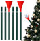 2uds Embudo de Riego para Árboles Navidad, 0,99m Largo Dispositivo Riego para Árboles Navidad con 6 Tubos y 4 Tubos Conectores Sistema de Riego para Plantas para Interiores y Exteriores