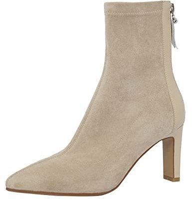 Generico Anfibi Donna Eleganti Stivali Donna Tacco Basso Stivaletti da Donna Autunno e Inverno Stiletto Punta a Punta Tinta Unita Comoda Cerniera Posteriore Stivaletti Donna con Plateau (A, 39)