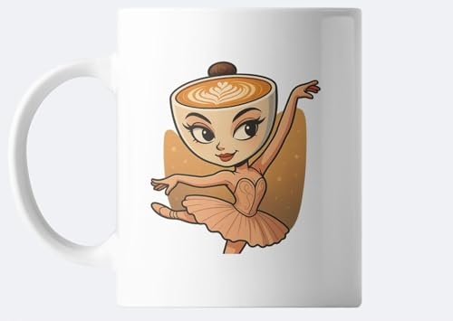 Tazza Brain rot meme Trallalero trallalà thun thung thung saur And Friend (Ballerina Cappuccina Fumetto)