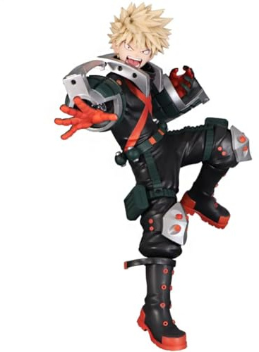 Youxy Bakugou Katsuki Figur MHA Modell Anime Actionfigur Stehend MHA Figurine Kampfpose Statue Sammlerstücke Weihnachten Geschenk 16CM