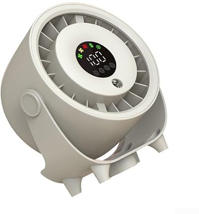 Ventilador USB portátil con niebla, enfriador de aire de escritorio de 100 velocidades con tanque de agua, humidificador personal de pulverización continua y ventilador para combo para oficina en casa