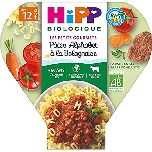 Hipp Pâtes Alphabet à la Bolognaise 250g