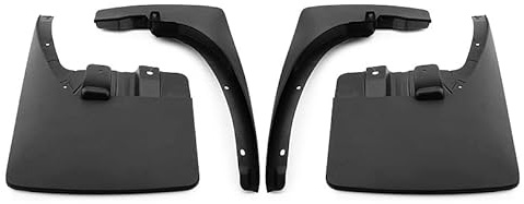 TUNEZ® Paraspruzzi anteriore posteriore sinistro destro OEM compatibile con Navara D40 Outlaw RX ST ST-X ST-X 550 Tekna dCi Aventura Visia Titanium anno 2005 - 2015