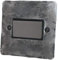 Flat Rustic Fan Isolator Switch (Black Nickel Switch) - FR369