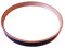Fame Maple Std. 16 Zoll Bass Spannreifen, Schwarz, Hochwertiges Holz, Ersatzteil für BassDrum, Drum Shells