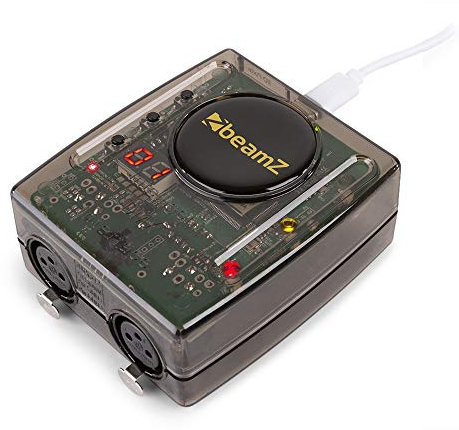 BeamZ Light Rider ESA2 USB Wi-Fi DMX Interface Controller, DJ Stage Lighting Wireless System with PC, Mac, Tablet and Smartphone Compatibility, DMX512 Channels Software Included