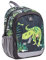 Belmil Kindergartenrucksack mit Brustgurt und Namensschild für 3-6 Jährige/Mädchen / 12 L/Krippenrucksack Kindergartentasche Kindertasche/Dinosaurier/Schwarz (305-4/A Dinosaurs)
