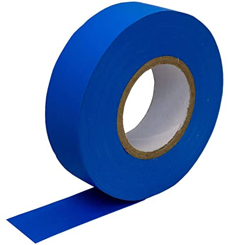 Lumonic 5 Rollen PVC Isolierband 19mm x 20m Klebeband blau Isoband I Geeignet für Elektriker und Bastler I Isolierklebeband in verschiedenen Längen un