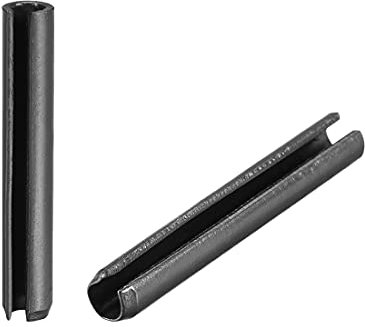 sourcing map 30Stk Geschlitzter Federstift Schlichtes Finish 65Mn Rollensortiment für kleine Maschinenprojekte 5mm x 40mm