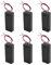 Yosawo 6-Pack 2 AAA Battery Holder with Cover Storage Case Holder with ON/OFF Switch，2 x 1.5V AAA Battery Holder Case with Wire Leads (2GAAA)