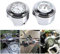 EVGATSAUTO 7/8 1 Aluminiumlegierung Galvanik Oberfläche Motorrad Lenkerhalterung Uhr Zifferblatt Uhr & Thermometer Temp