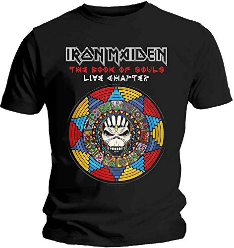 Iron Maiden Book of Souls Live Chapter Official Tee T-Shirt Mens Unisex (XX-Large) Black