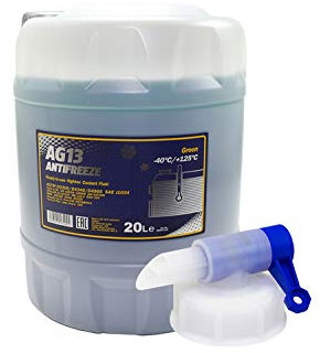 Kühlerfrostschutz MANNOL Hightec Antifreeze -40°C 20 Liter grün inkl. Auslasshahn