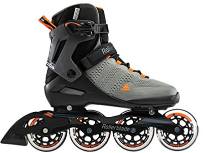 Rollerblade Herren Sirio 90 Inline-Skate, Antracite/Arancio, 42 EU