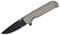 Kizer Unisex – Erwachsene Justice G10 Brown Taschenmesser, Braun, 22,1 cm