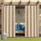 Rideau Exterieur Terrasse,imperméables,Coupe-Vent,Rideau Pergola Extérieur Occultants à Double œillet à Isolation Thermique pour tonnelle de Porte de Jardin,Beige,1 pièce|132x213cm(LxH)