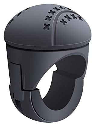 iSpchen Auto Lenkrad Spinner Drehknopf 360 Grad Lenkradknauf Auto Lenkrad Booster Kugel Lenkhilfe Traktor Lenkradknopf Auto Lenkrad Knopf für LKW,SUV,Wohnmobil,Schwarz