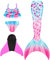 shepretty meerjungfrauenflosse mädchen,4pc,FenM8-150