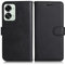 DENDICO Cover per OnePlus Nord 2T 5G, Premium Portafoglio PU Custodia in PU Pelle, Flip Libro TPU Bumper Caso per OnePlus Nord 2T 5G, Nero