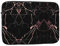 Black Rose Gold Marble Shockproof Portable Laptop Sleeve Bag - 10 Inch Business Trip, Travel, School, Office, for Daily Use.