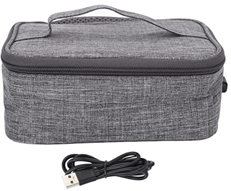 USB-beheizte Lunchbox Mit Großer Kapazität, Wasserdichtem Oxford-Stoff, Leicht, Tragbar, Beheizte Bento-Box, Schneller Speisenwärmer Für Reisen zu Hause