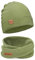 Bubalove - Mütze und Schal Set - Baumwollmütze - Kragen für Baby - Baumwollmütze und Halswärmer - Strickmütze - Mütze und Schals - Kinder Kindermütze