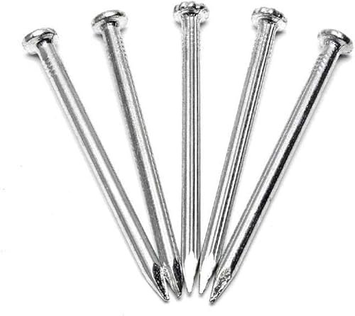 VhoMes Chiodi in Acciaio Multiuso, Chiodi in Cemento Armato, Chiodi in Acciaio zincato, Chiodi in Acciaio Speciale, Chiodi appesi, Chiodi, Chiodi da Parete, 1kg-20mm (Color : 40mm)