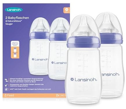 Lansinoh I Biberon Natural Wave 2x240ml